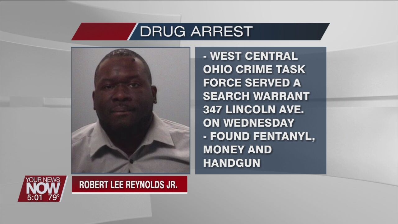 West Central Ohio Crime Task Force arrest man with suspected Fentanyl